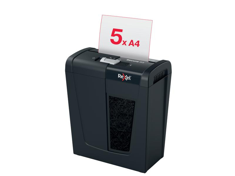 Rexel Aktenvernichter Secure S5 P-2, 5 Seiten