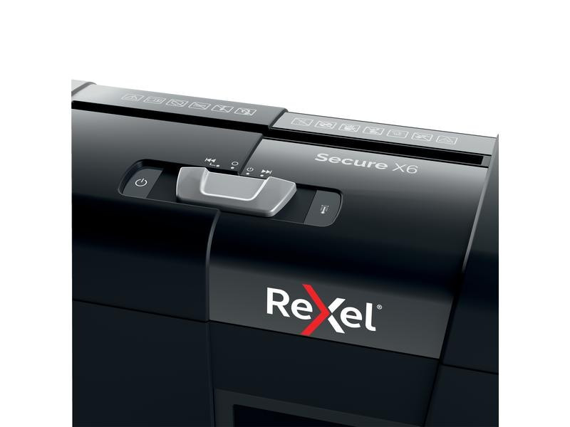 Rexel Aktenvernichter Secure X6 P-4, 6 Seiten
