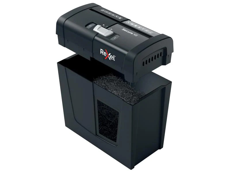 Rexel Aktenvernichter Secure X6 P-4, 6 Seiten