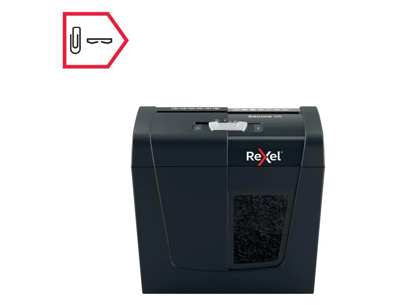 Rexel Aktenvernichter Secure X6 P-4, 6 Seiten