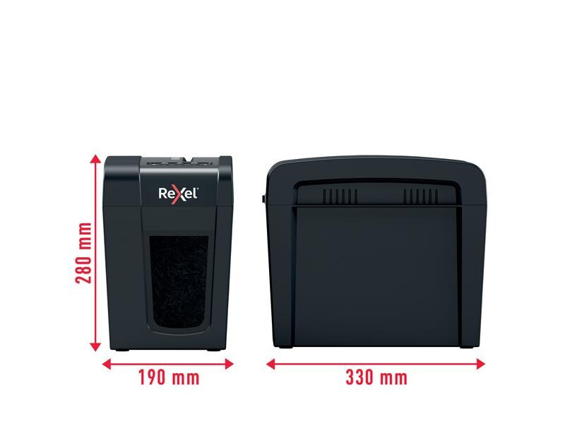 Rexel Aktenvernichter Secure X6-SL P-4, 6 Seiten