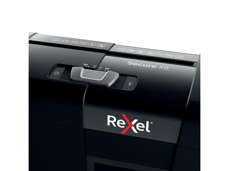 Rexel Aktenvernichter Secure X8 P-4, 8 Seiten