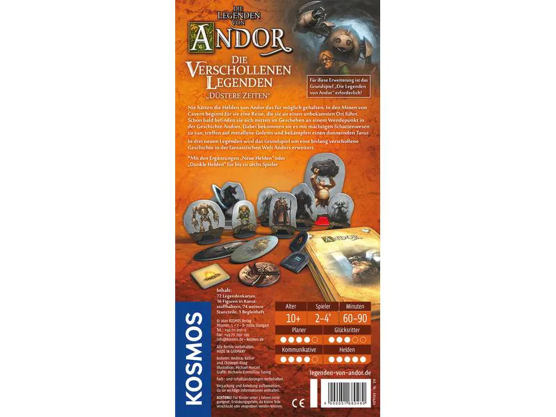 Kosmos Kennerspiel Andor: Verschollene Legenden: Düstere Zeiten