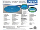 Intex Pool-Abdeckplane Ø 366 cm Solar