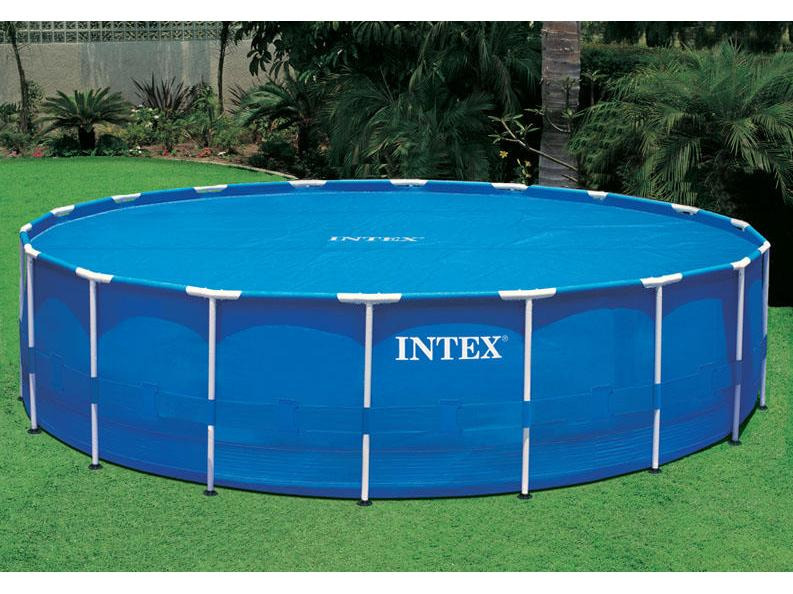 Intex Pool-Abdeckplane Ø 549 cm Solar