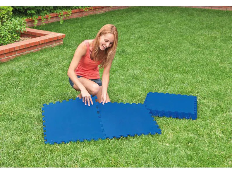 Intex Bodenschutzmatte 50 x 50 x 1 cm 8 Stück
