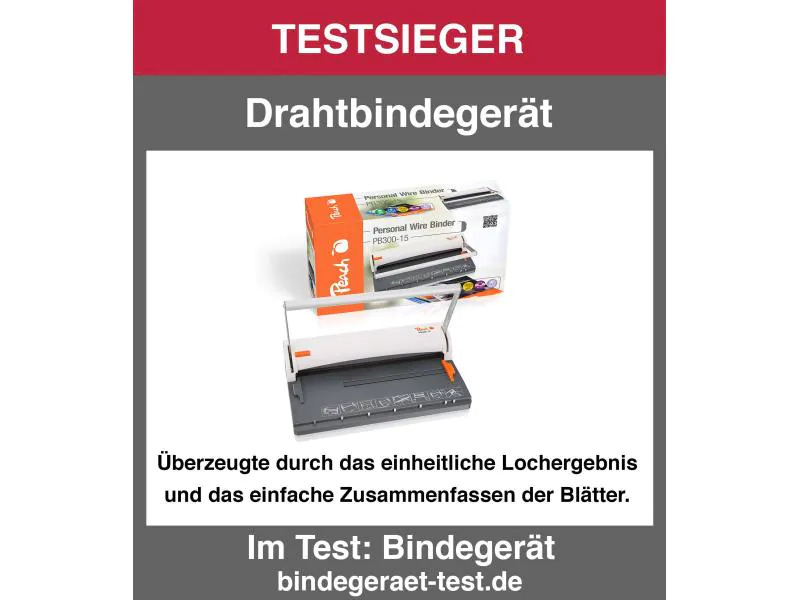 Peach Drahtbindegerät PB300-15 60 Seiten