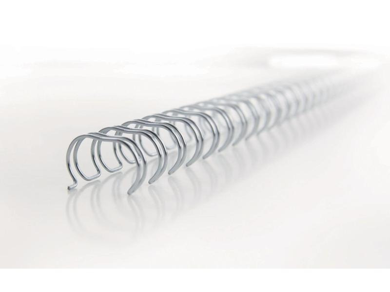 GBC Binderücken WireBind 6 mm Silber, 100 Stück