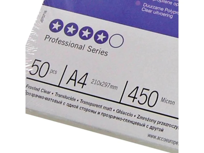 GBC Einbanddeckel PolyClearView A4, 300 µm, 100 Stk., Transp.