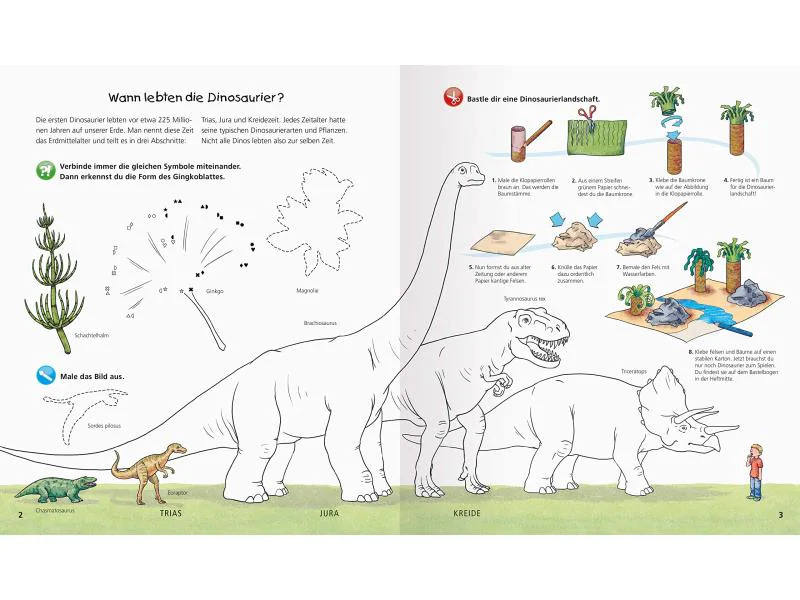 Ravensburger Kinder-Sachbuch WWW Aktiv-Heft Dinosaurier