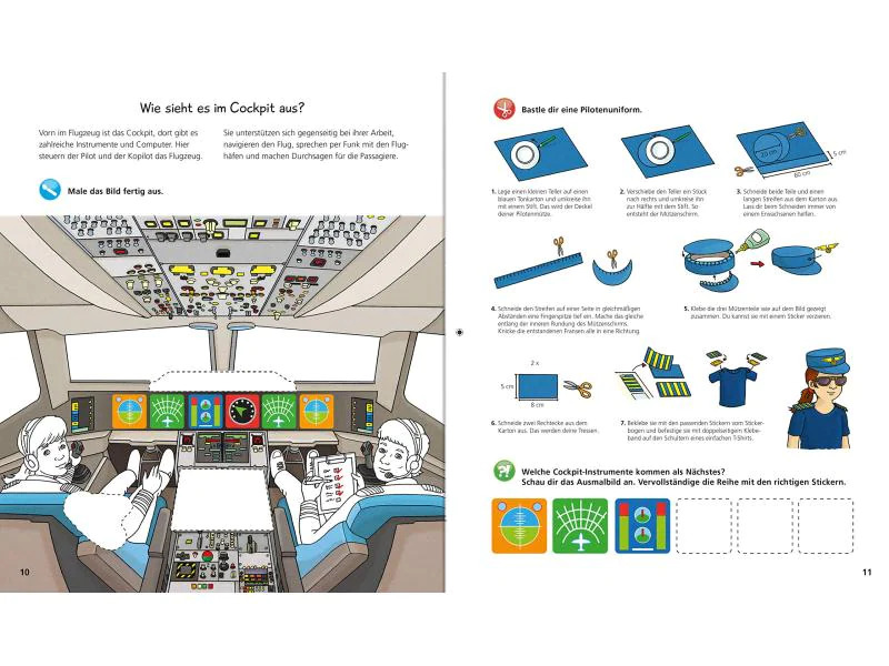 Ravensburger Kinder-Sachbuch WWW Aktiv-Heft Flugzeuge