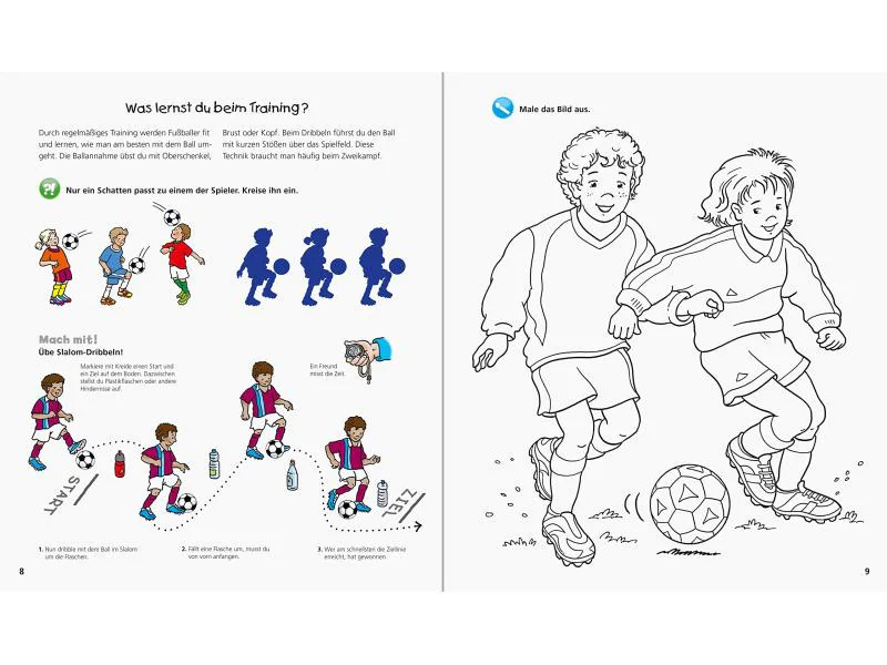 Ravensburger Kinder-Sachbuch WWW Aktiv-Heft Fussball