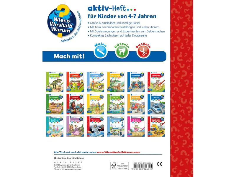 Ravensburger Kinder-Sachbuch WWW Aktiv-Heft Piraten
