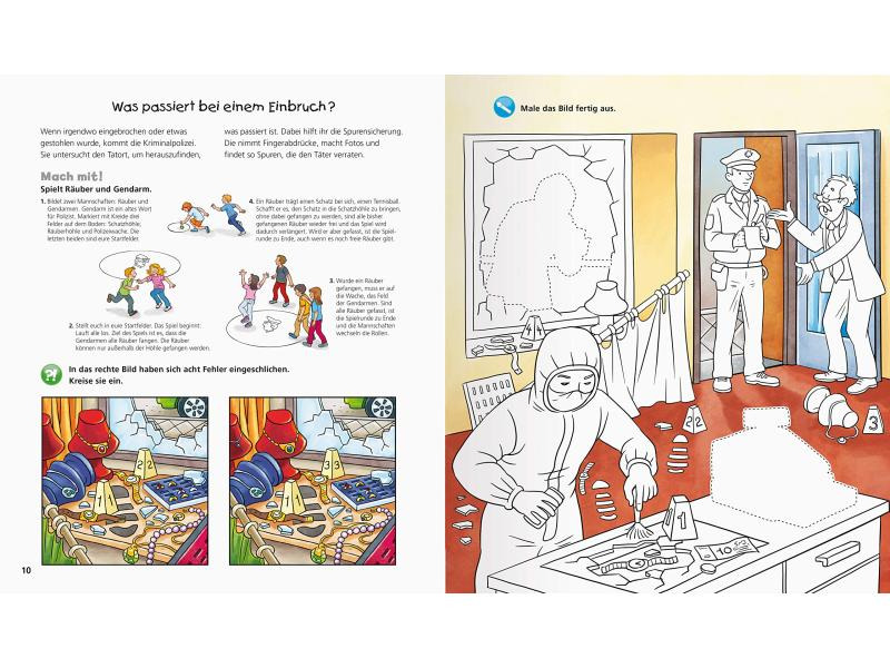 Ravensburger Kinder-Sachbuch WWW Aktiv-Heft Polizei