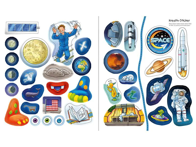 Ravensburger Kinder-Sachbuch WWW Aktiv-Heft Weltraum