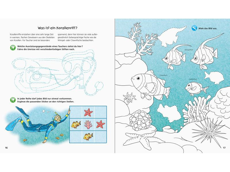 Ravensburger Kinder-Sachbuch WWW Aktiv-Heft: Das Meer