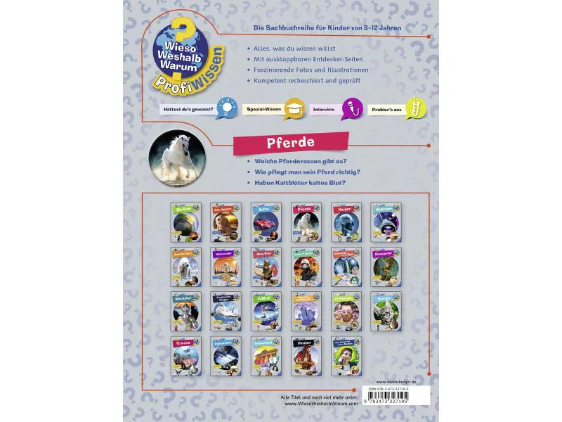 Ravensburger Kinder-Sachbuch WWW ProfiWissen 4: Pferde