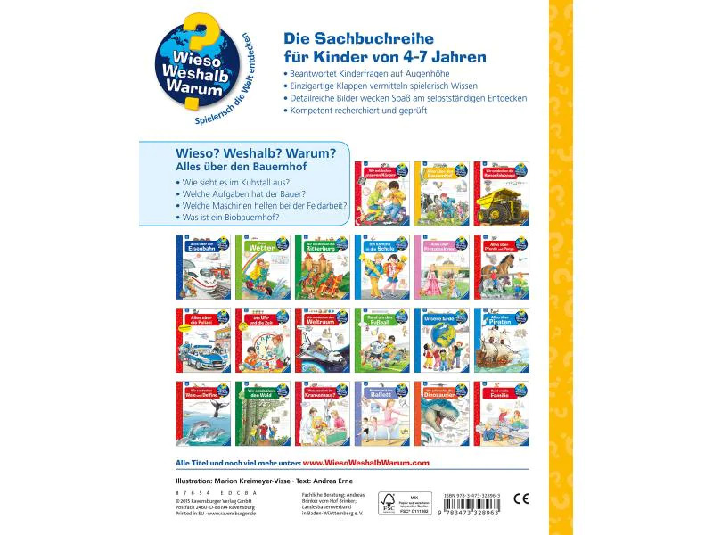 Ravensburger Kinder-Sachbuch WWW: Alles über den Bauernhof