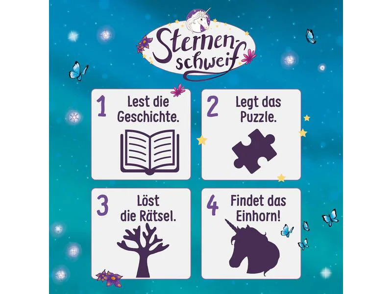 Kosmos Story-Puzzle: Sternenschweif – Das verschwundene Einhorn