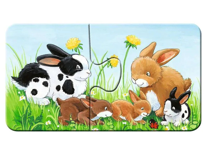 Ravensburger Kleinkinder Puzzle my first puzzles Tierfamilien Bauernhof