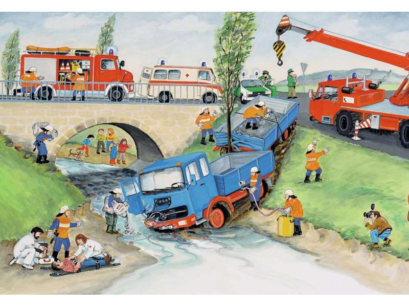 Ravensburger Puzzle Bei der Feuerwehr
