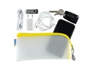 HERMA Etui Mesh Bag 23 x 11 cm, Gelb/Weiss