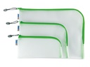 HERMA Etui Mesh Bag 36 x 28 cm, Grün/Weiss