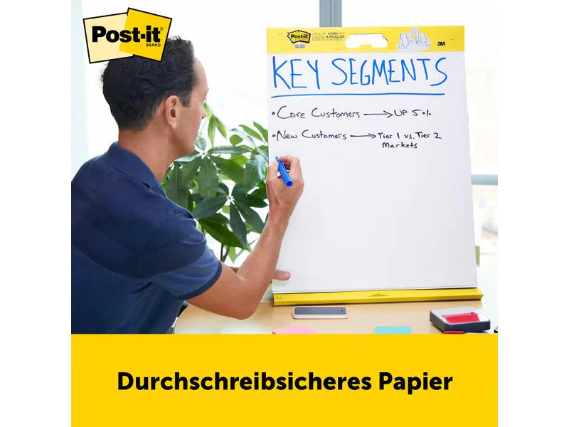 3M Flipchart Post-It Table Top Charts  50.8 x 58.4 cm 20 Stk.