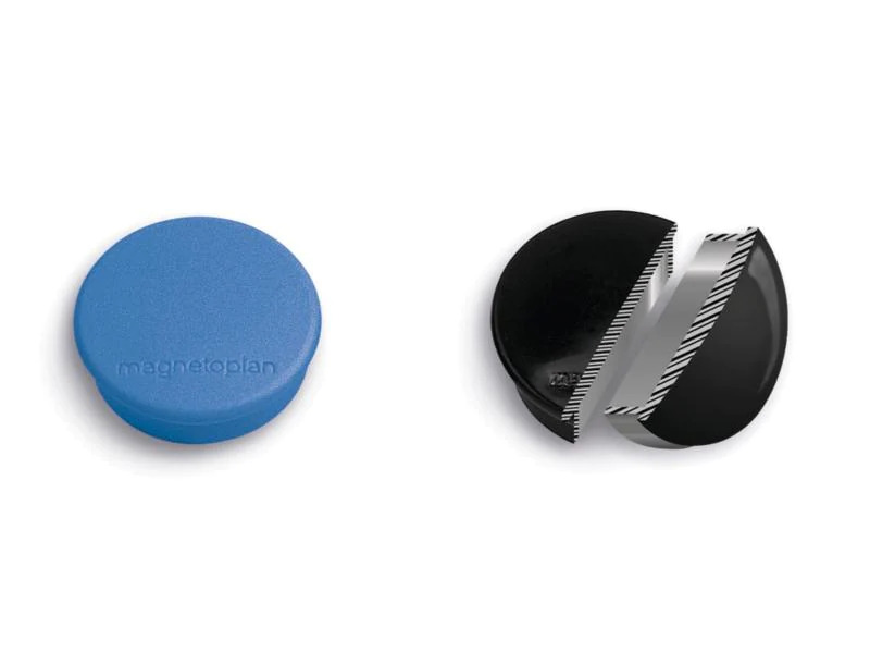 Magnetoplan Haftmagnet Discofix Ø 2.5 cm Schwarz, 10 Stück