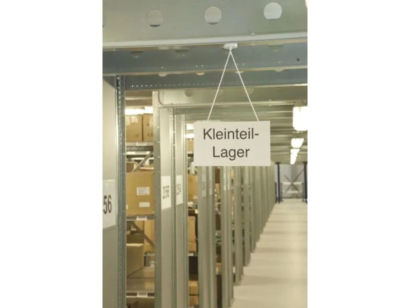 Magnetoplan Hakenmagnet Ø 2.5 cm Weiss, 1 Stück