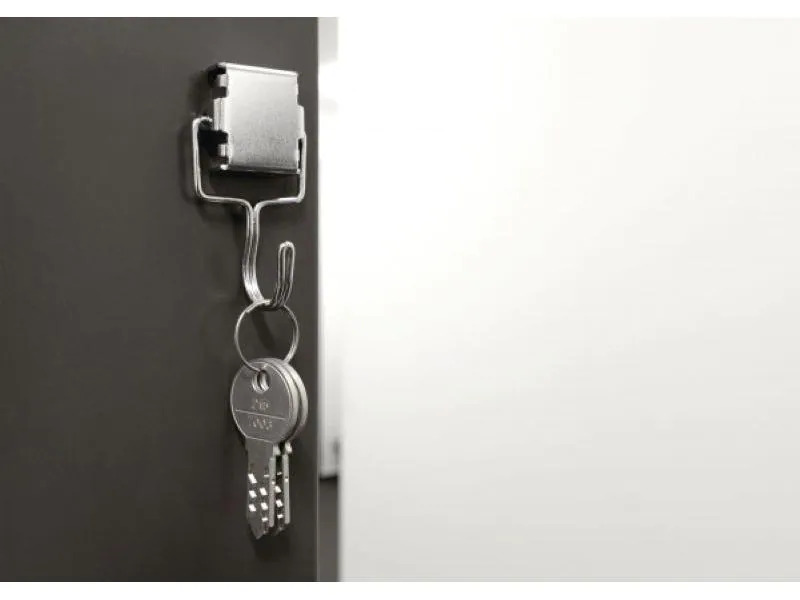 Magnetoplan Hakenmagnet Ø 6.5 cm Silber, 1 Stück
