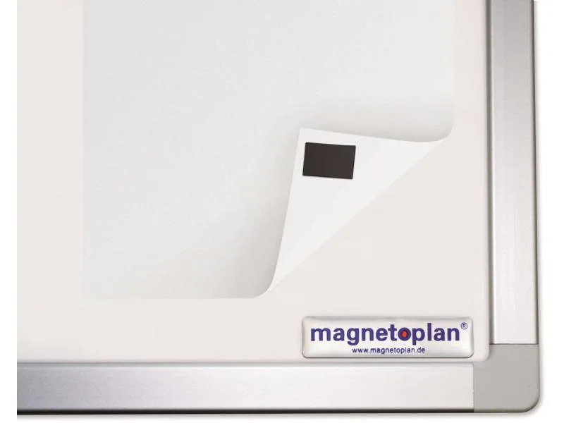 Magnetoplan Magnetplättchen 3 x 2 cm Schwarz, 45 Stück