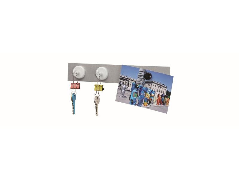 Maul Haftmagnet 5 x Ø 47 mm Haken Weiss