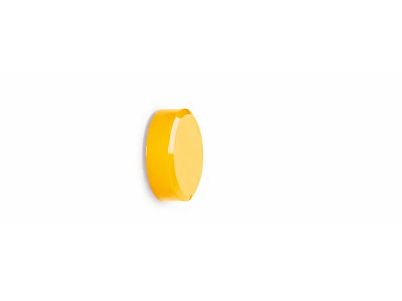 Maul Haftmagnet MAULpro 20 x Ø 30 mm Gelb, 20 Stück