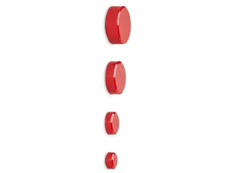 Maul Haftmagnet MAULpro Pro 20 x Ø 15 mm Rot, 20 Stück