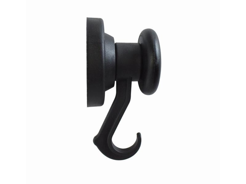 Maul Haftmagnet Neodym 10 x 53 mm Karussellhaken Schwarz
