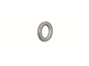 Maul Haftmagnet Neodym 10 x Ø 12 mm Ring Silber