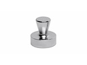 Maul Haftmagnet Neodym 2 x Ø 32 mm Kegel Silber