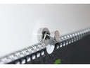 Maul Haftmagnet Neodym 4 x 20 mm Kegel Silber