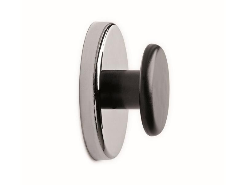 Maul Haftmagnet Ø 67 mm Griffknopf Silber/Schwarz