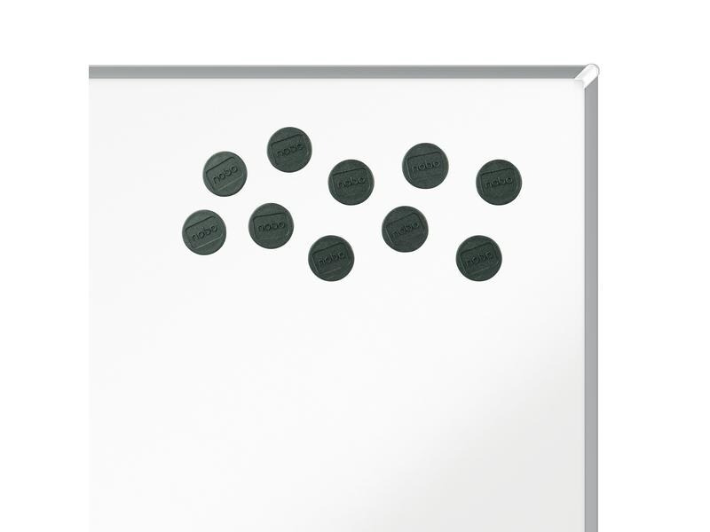 Nobo Haftmagnet Ø 1.3 cm 10 Stück, Schwarz