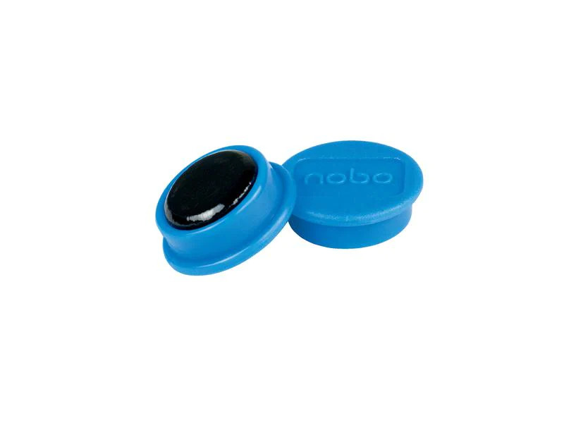 Nobo Haftmagnet Ø 2.4 cm 10 Stück, Blau
