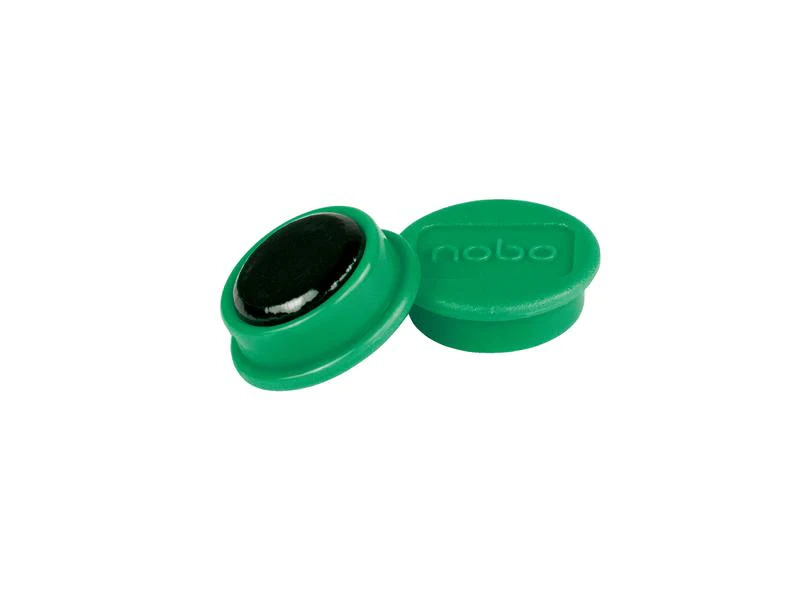 Nobo Haftmagnet Ø 2.4 cm 10 Stück, Grün