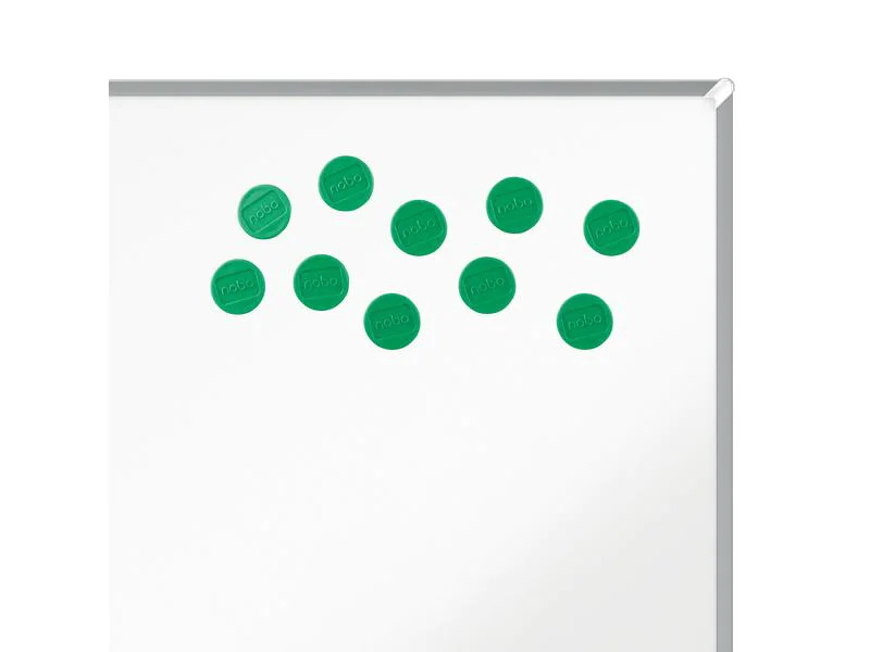Nobo Haftmagnet Ø 2.4 cm 10 Stück, Grün