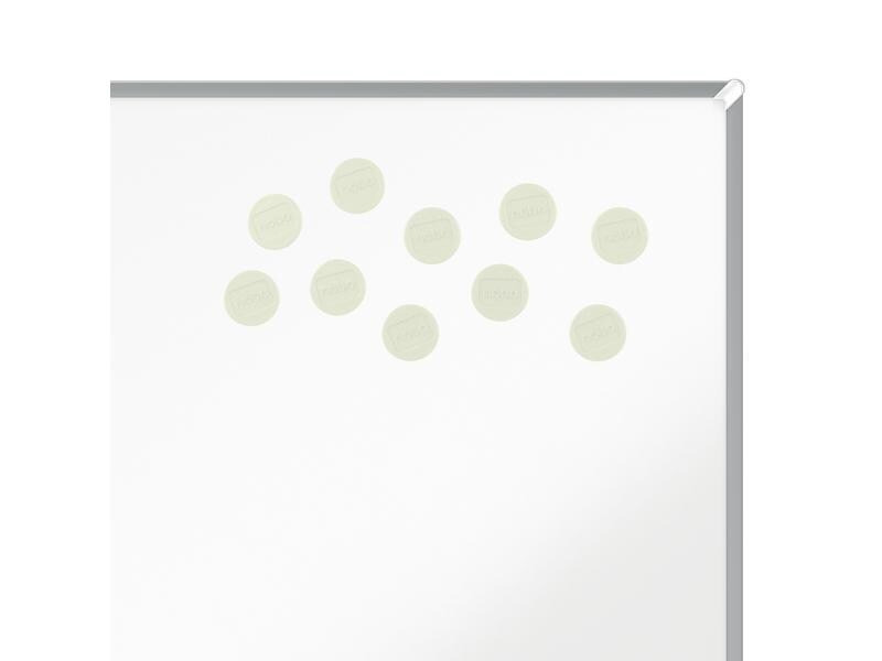 Nobo Haftmagnet Ø 2.4 cm 10 Stück, Weiss
