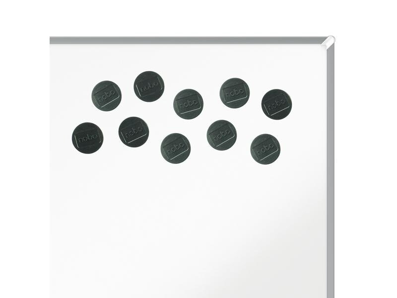 Nobo Haftmagnet Ø 3.2 cm 10 Stück, Schwarz