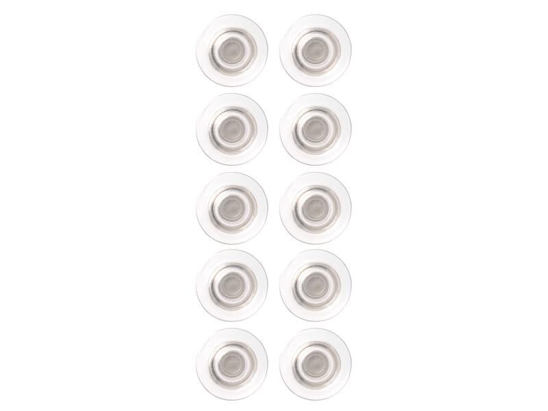 Nobo Haftmagnet Ø 3.2 cm 10 Stück, Transparent