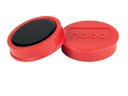 Nobo Haftmagnet Ø 3.8 cm 10 Stück, Rot