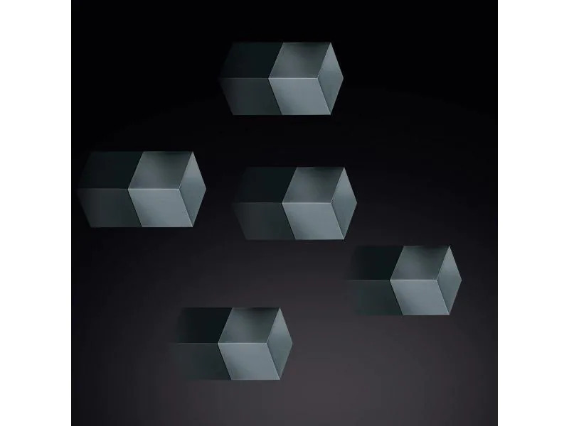 Sigel Haftmagnet SuperDym Cube-Design 5 x 11 mm Silber, 5 Stück