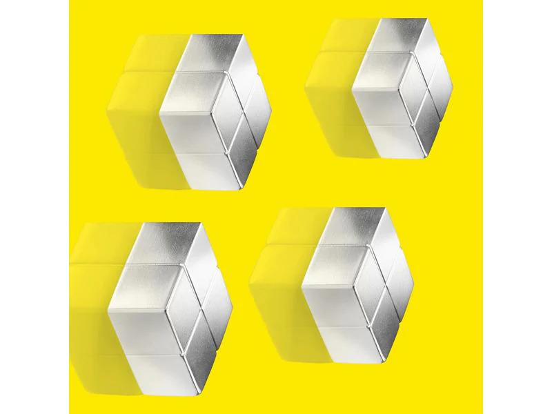 Sigel Magnetplättchen Extra Strong Ø 20 x 10 x 20 mm, 4 Stück